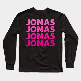 Vintage Name Jonas I Love Jonas Long Sleeve T-Shirt